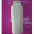 Flat White HDPE Container